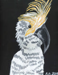 white cockatoo drawing
